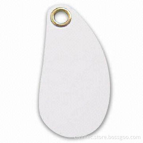 PVC Keyfob Transponder, Customized Designs, Shapes, Sizes, Materials and Chips are Available